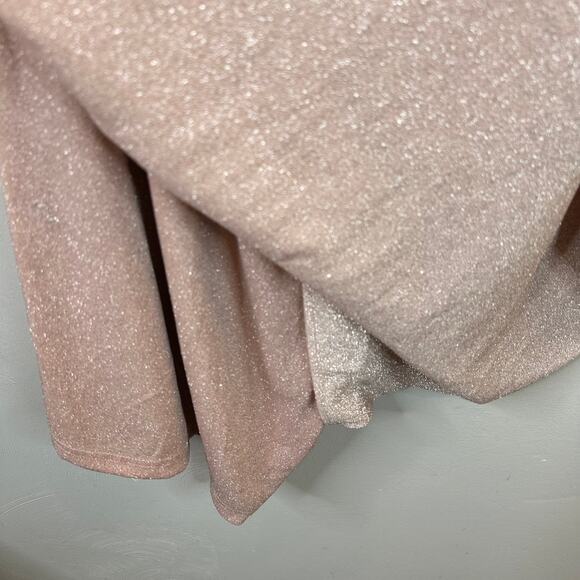 Who's Your Fave Mini Dress in Metallic Pink - Picture 3 of 7